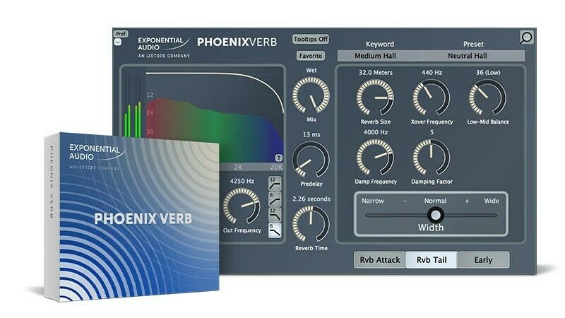 iZotope / Exponential Audio Phoenixverb Stereo Reverb (Latest Version)